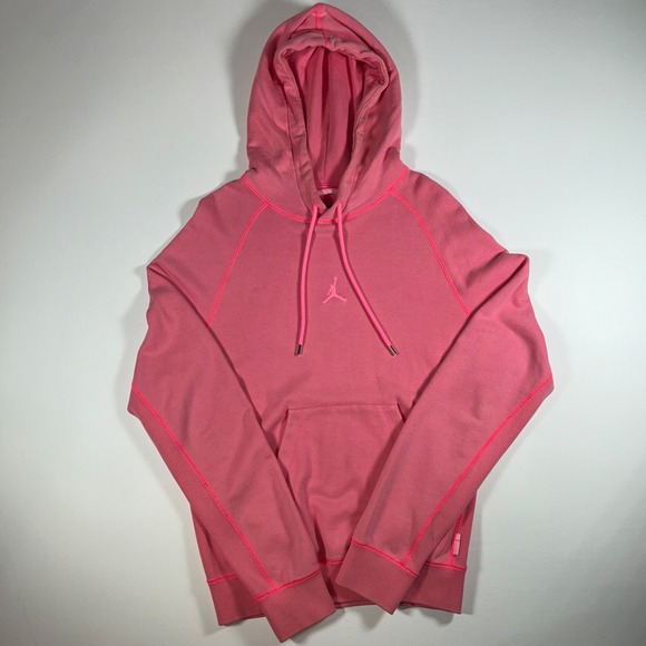 Jordan Other - Jordan Wings Washed Fleece Hoodie Mens S Digital Pink Jumpman CD4567-602
